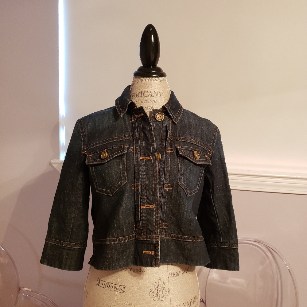 Banana Republic Crop Jean Jacket